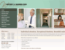 Tablet Screenshot of drjeffreywarren.com